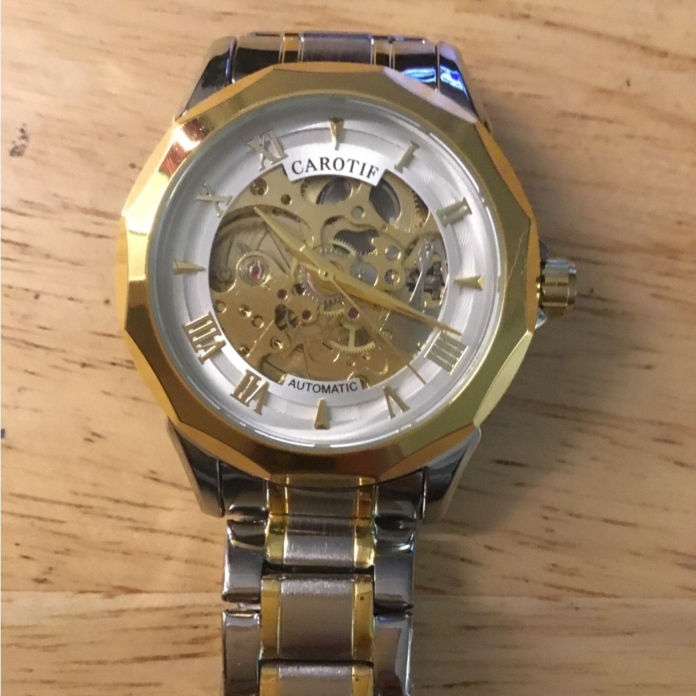 New Gold and Silver Men's Watch